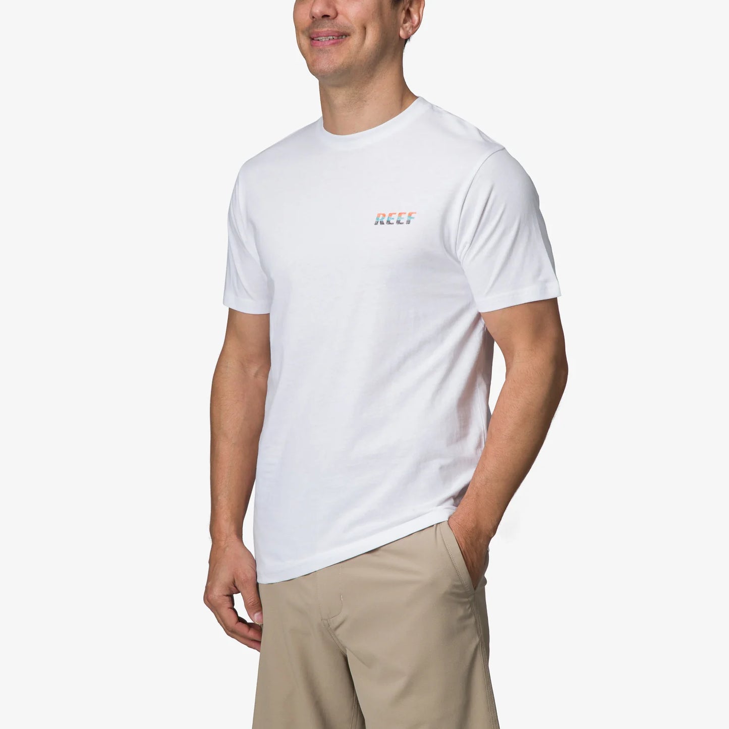 REEF | CAMISETA HOMBRE | GRANDVIEW SS TEE BRIGHT WHITE | BLANCO