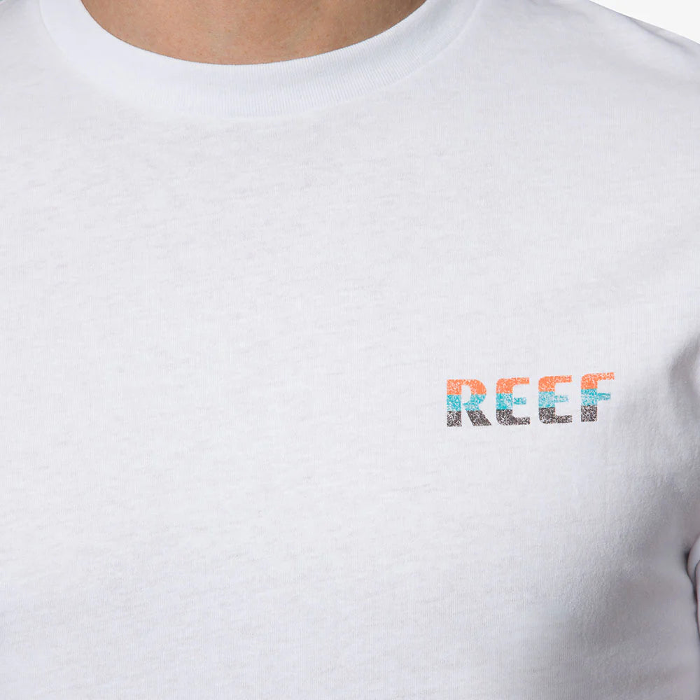 REEF | CAMISETA HOMBRE | GRANDVIEW SS TEE BRIGHT WHITE | BLANCO