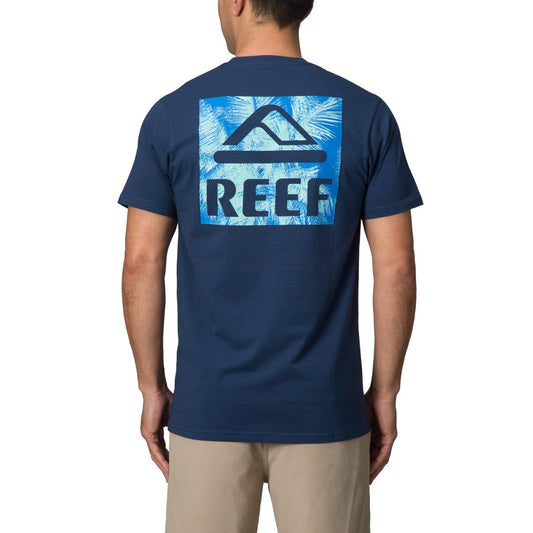 REEF | メンズ Tシャツ | BISMARK SS ネイビー Tシャツ | ブルー