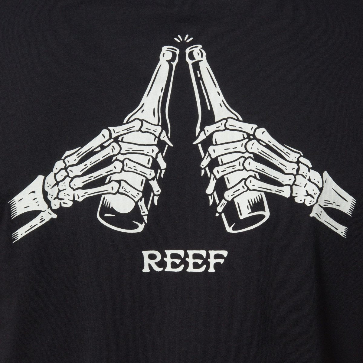 REEF | T-SHIRT HOMME | T-SHIRT CAVIAR TOAST SS | NOIR