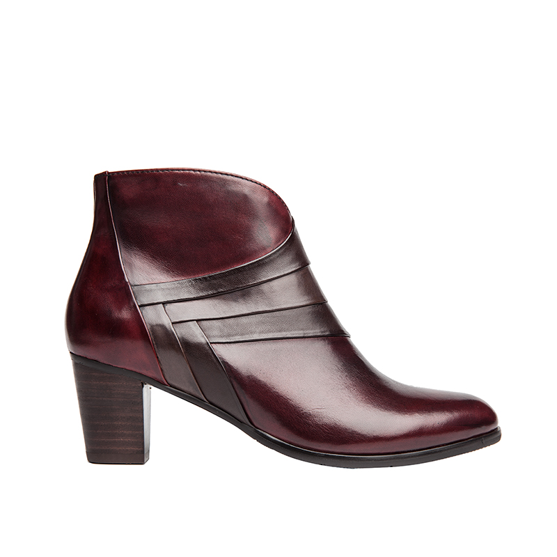 REGARDE LE CIEL | DAMEN-STIEFEL | SONIA-78 HANDSCHUH SANGRIA/TDM/MUDDY | ROT