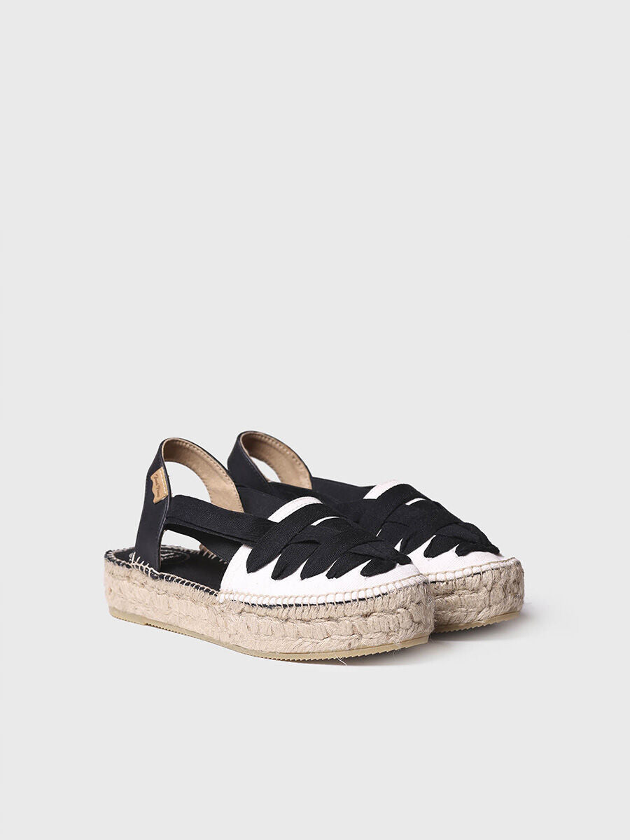 TONI PONS | ESPADRILLES POUR FEMMES | RIO CU NÉGRE | NOIR