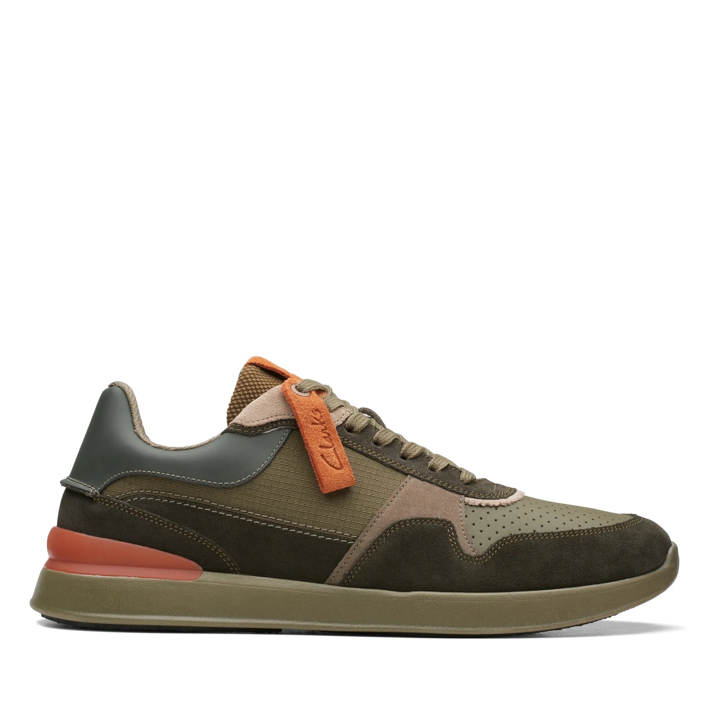 Sneakers De La Marca Clarks Para Hombre Modelo Racelite Tor Dark Green En Color Verde