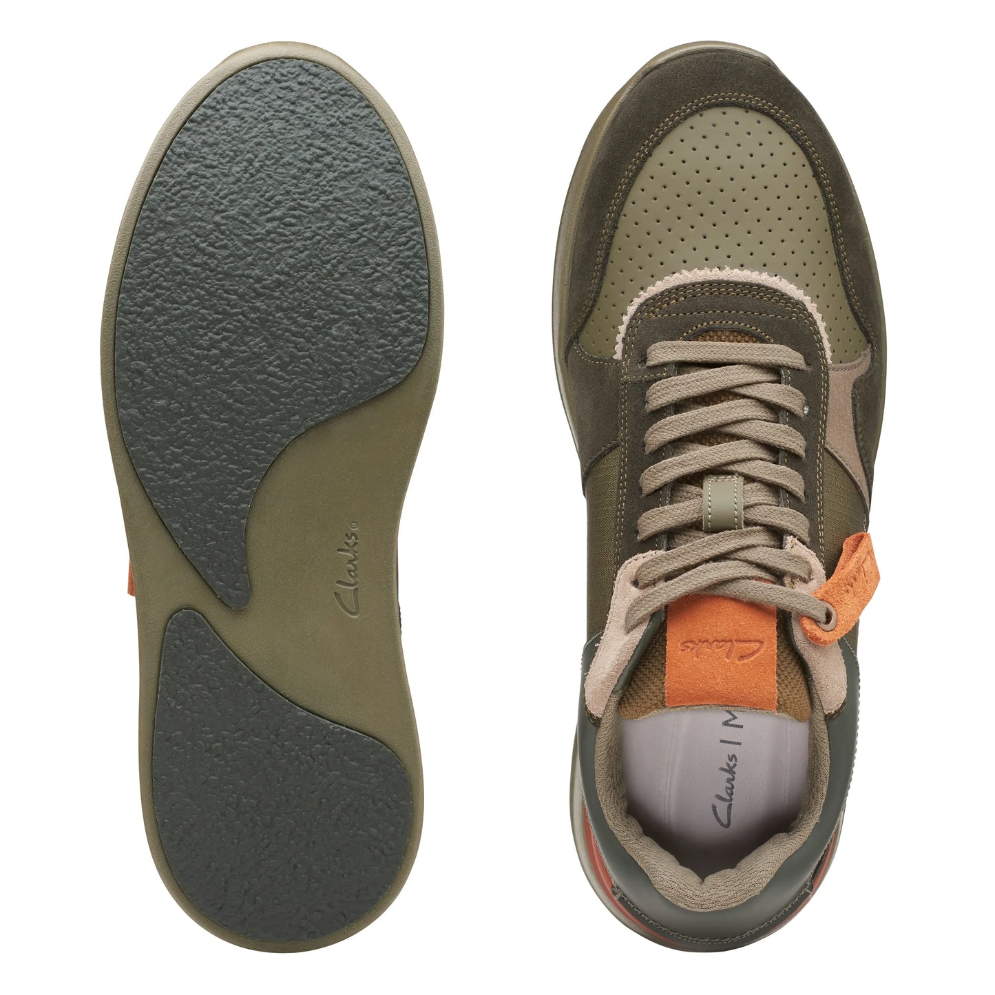 Sneakers De La Marca Clarks Para Hombre Modelo Racelite Tor Dark Green En Color Verde