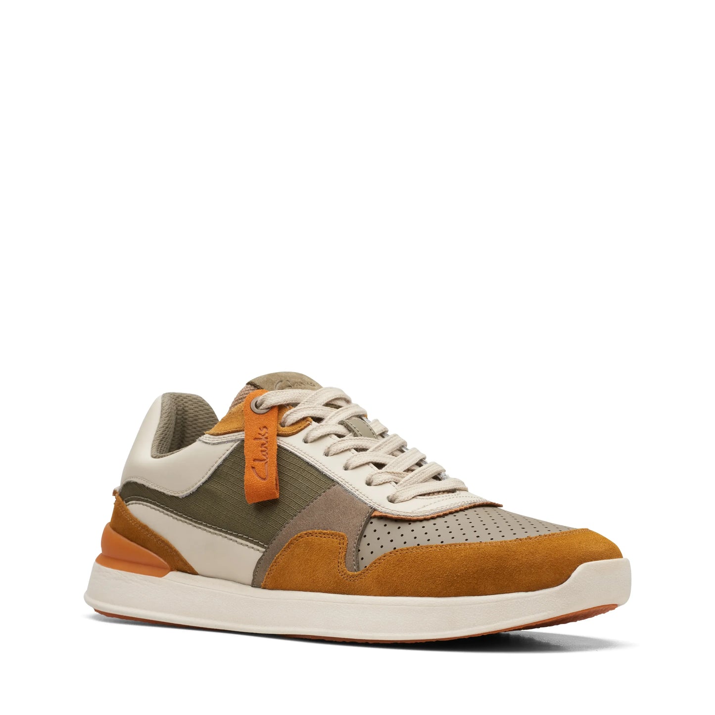 Sneakers De La Marca Clarks Para Hombre Modelo Racelite Tor Olive Combi En Color Verde
