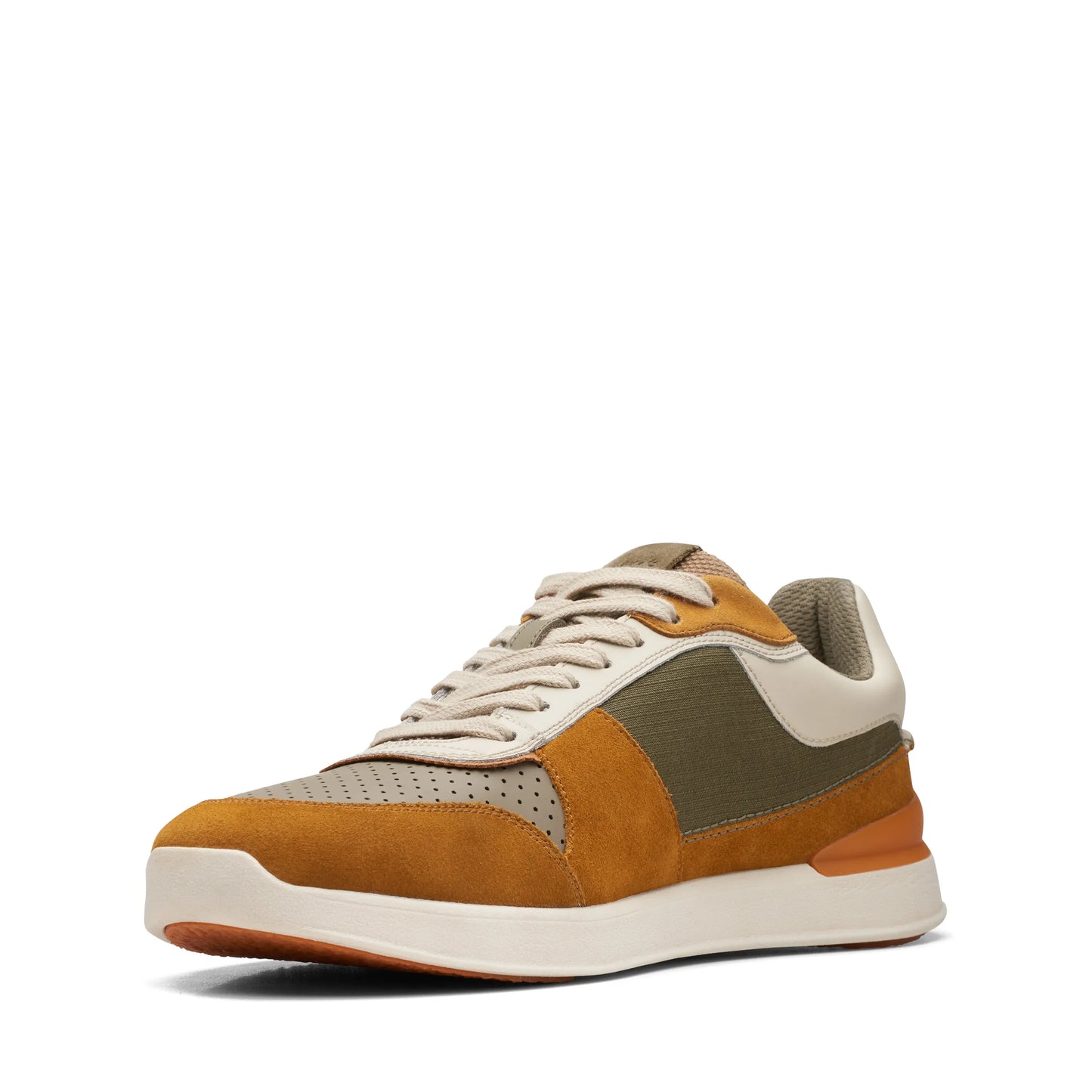 Sneakers De La Marca Clarks Para Hombre Modelo Racelite Tor Olive Combi En Color Verde
