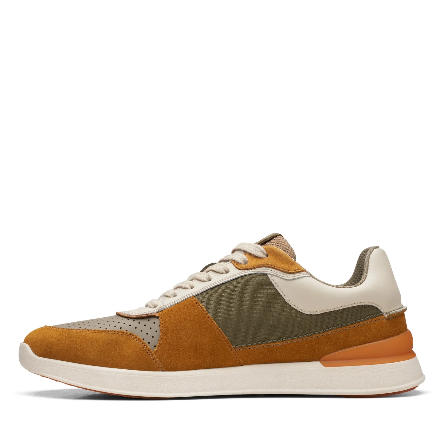 Sneakers De La Marca Clarks Para Hombre Modelo Racelite Tor Olive Combi En Color Verde