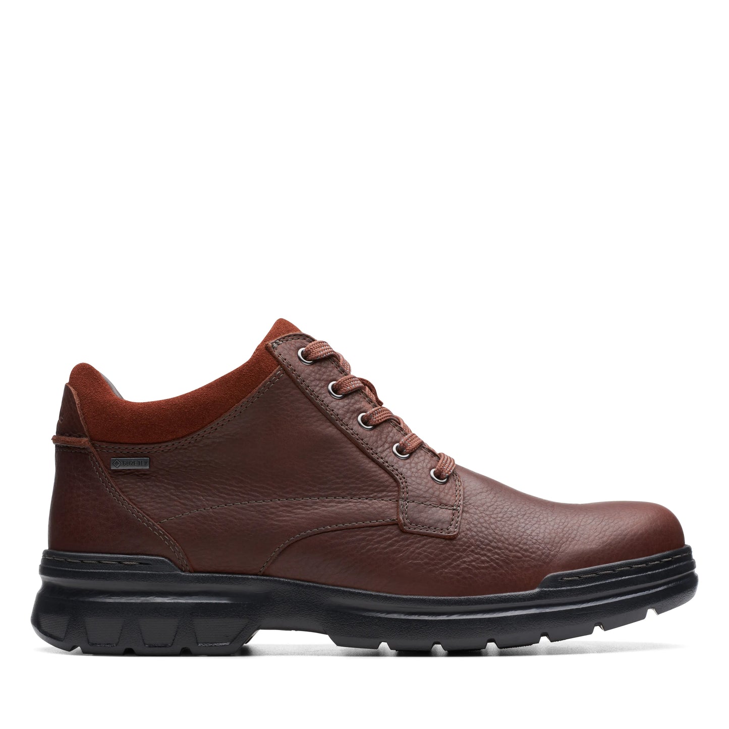 Botines De La Marca Clarks Para Hombre Modelo Rockie Mid Gtx British Tan Leather En Color Marrón