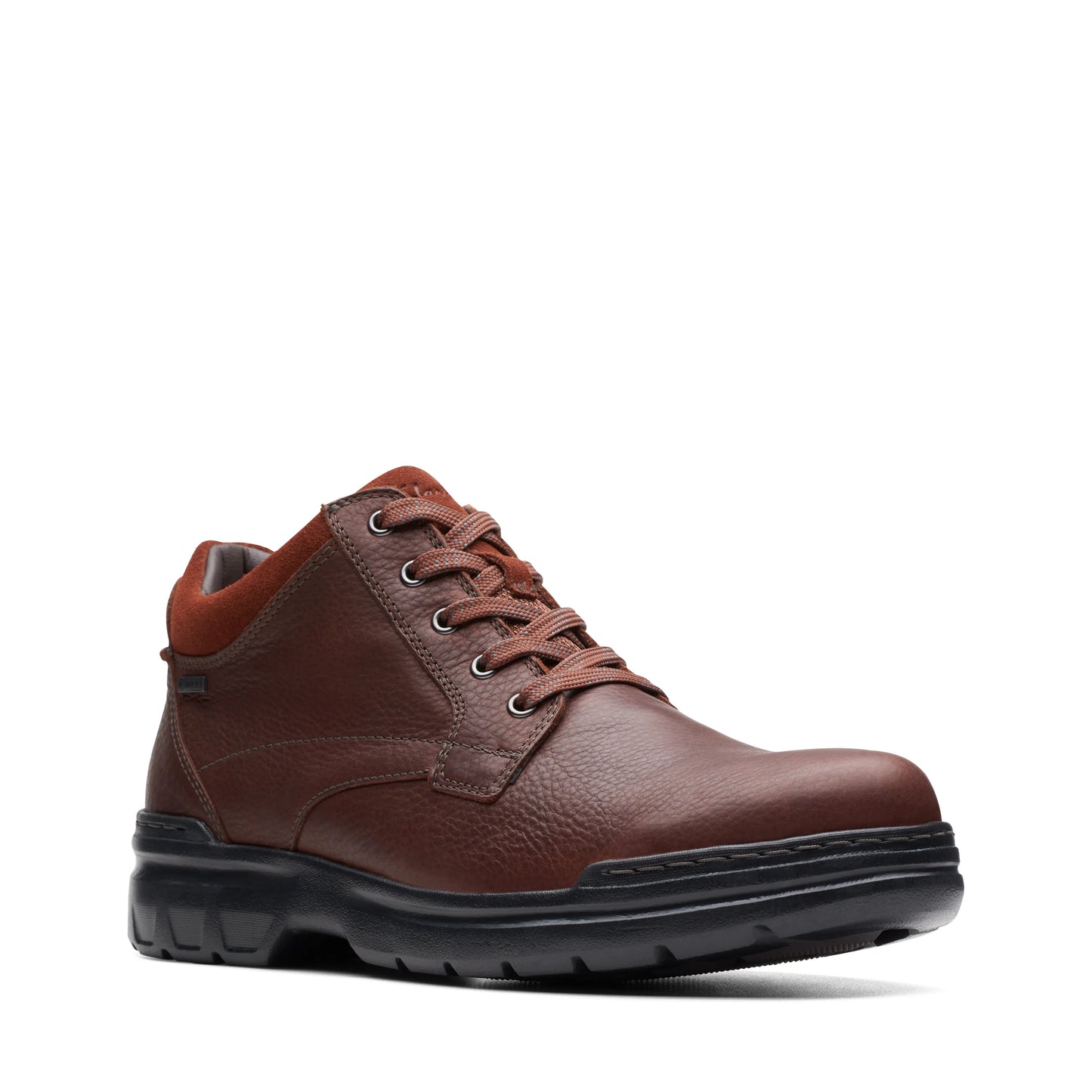 Botines De La Marca Clarks Para Hombre Modelo Rockie Mid Gtx British Tan Leather En Color Marrón