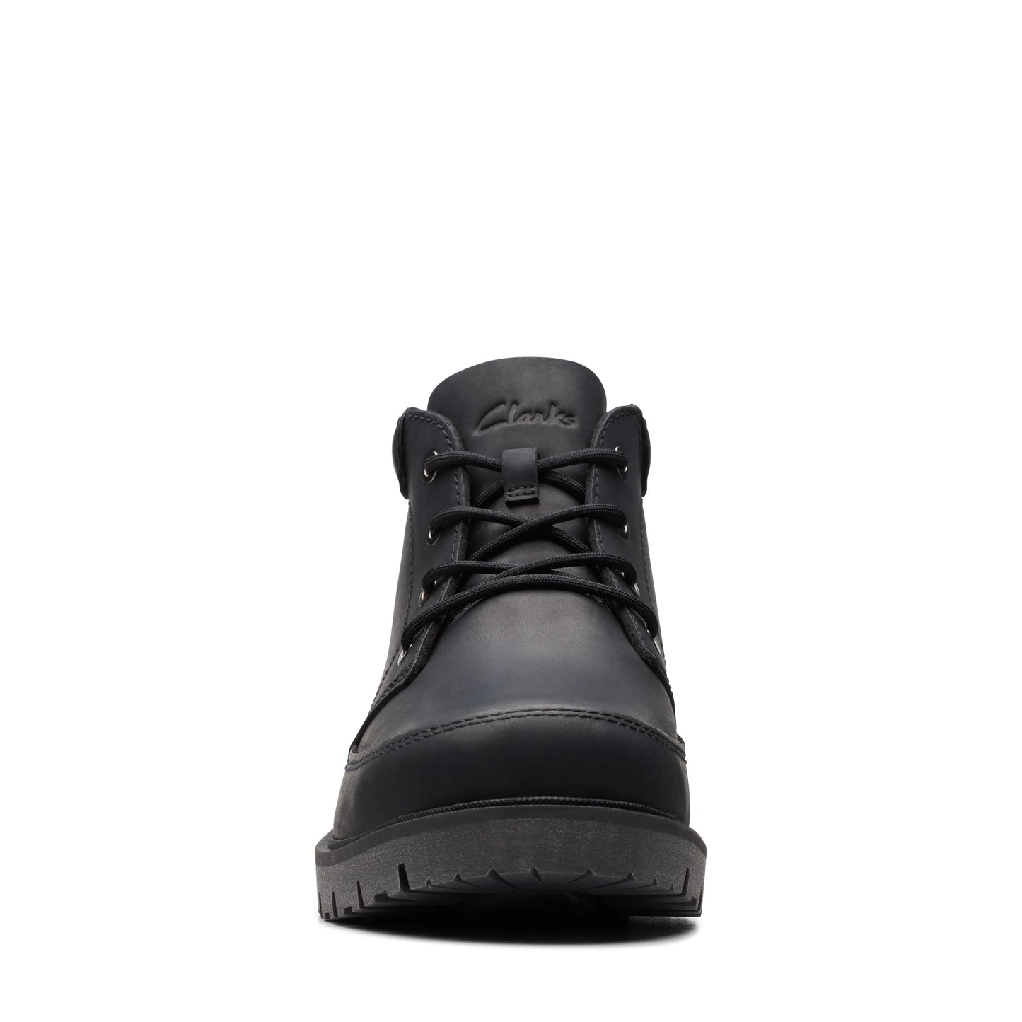 Botas De La Marca Clarks Para Hombre Modelo Rossdale Mid Black Leather En Color Negro