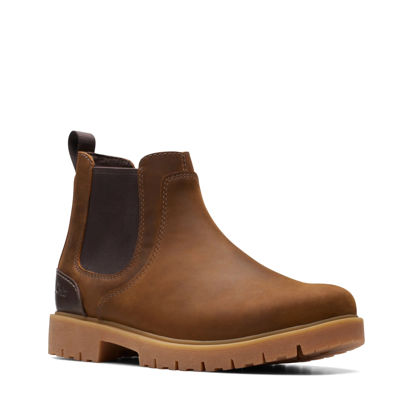 Botines Chelsea De La Marca Clarks Para Hombre Modelo Rossdale Top Beeswax Leather En Color Marrón