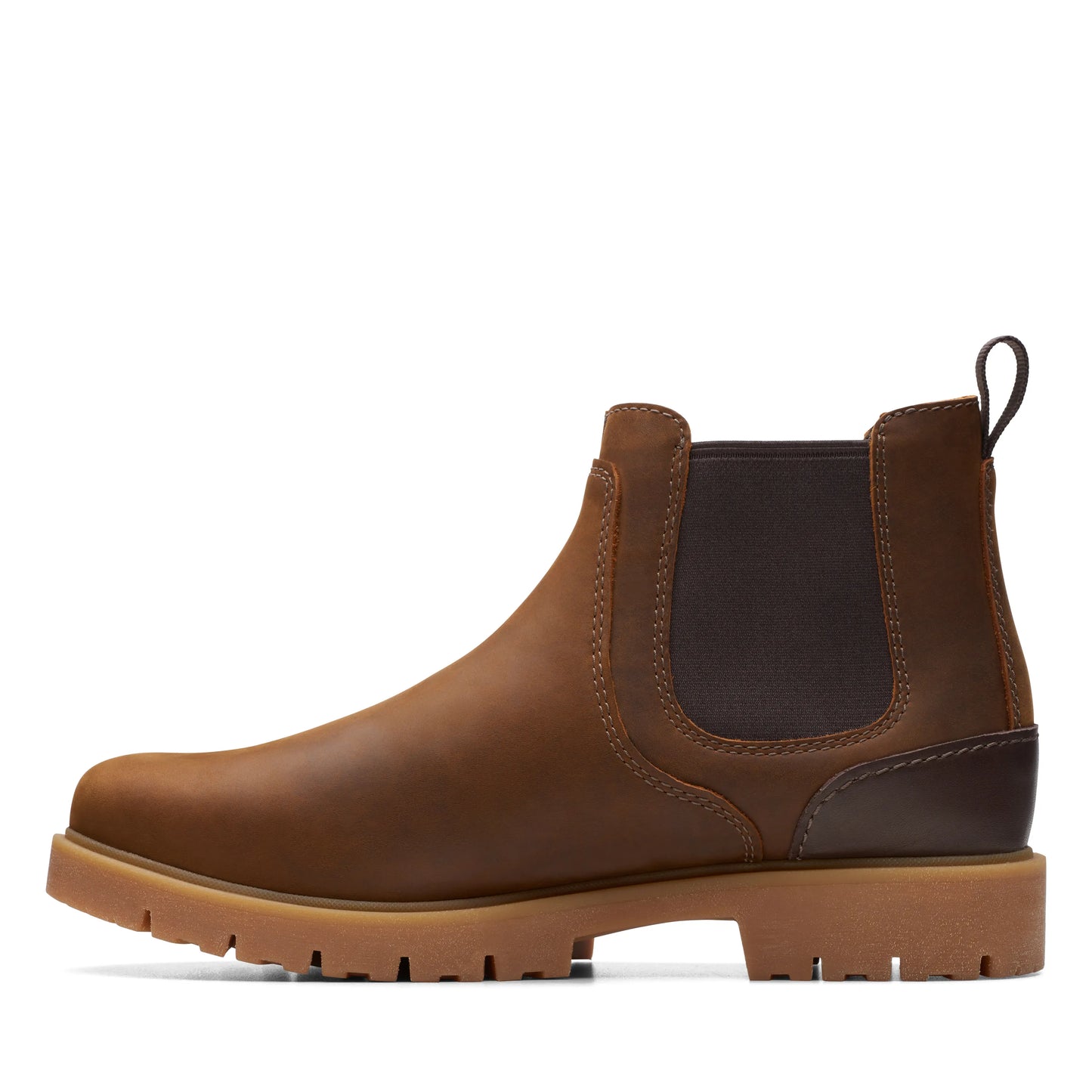 Botines Chelsea De La Marca Clarks Para Hombre Modelo Rossdale Top Beeswax Leather En Color Marrón
