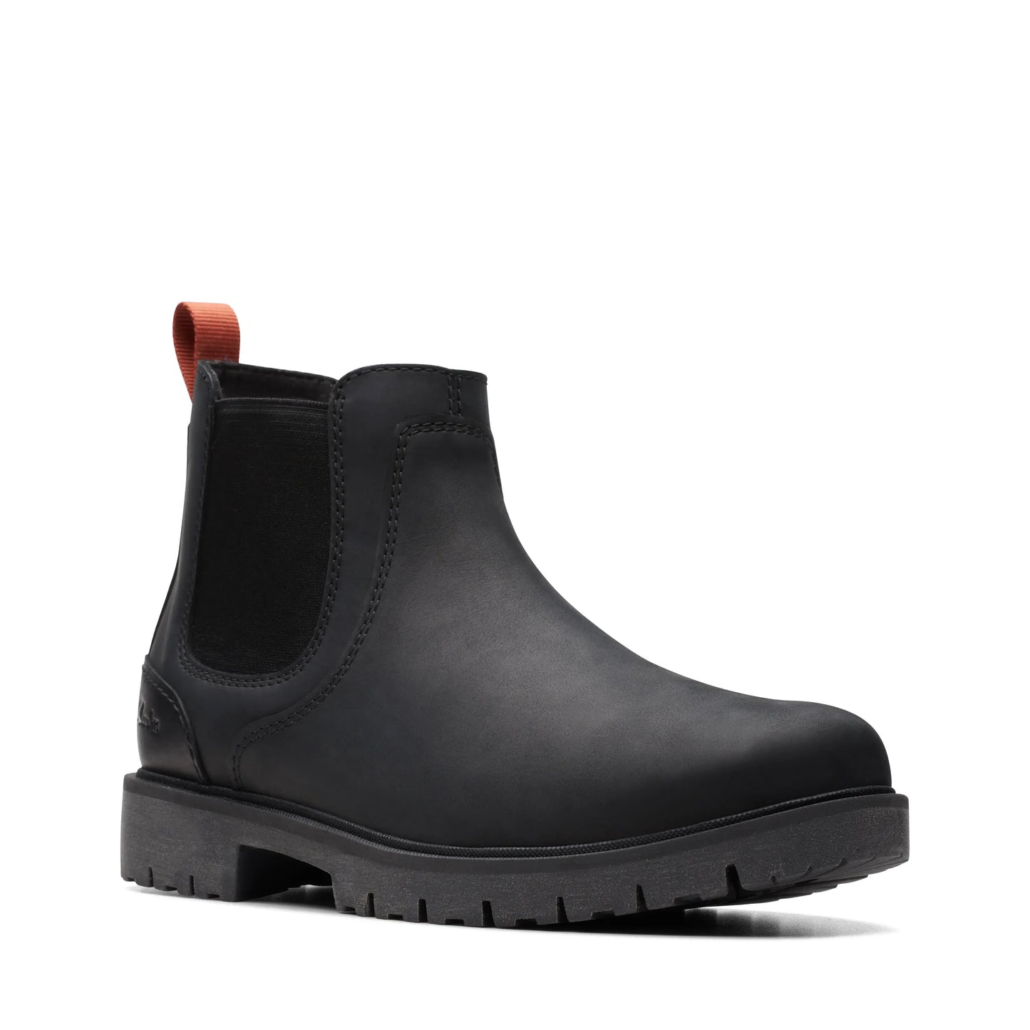 Botines Chelsea De La Marca Clarks Para Hombre Modelo Rossdale Top Black Leather En Color Negro