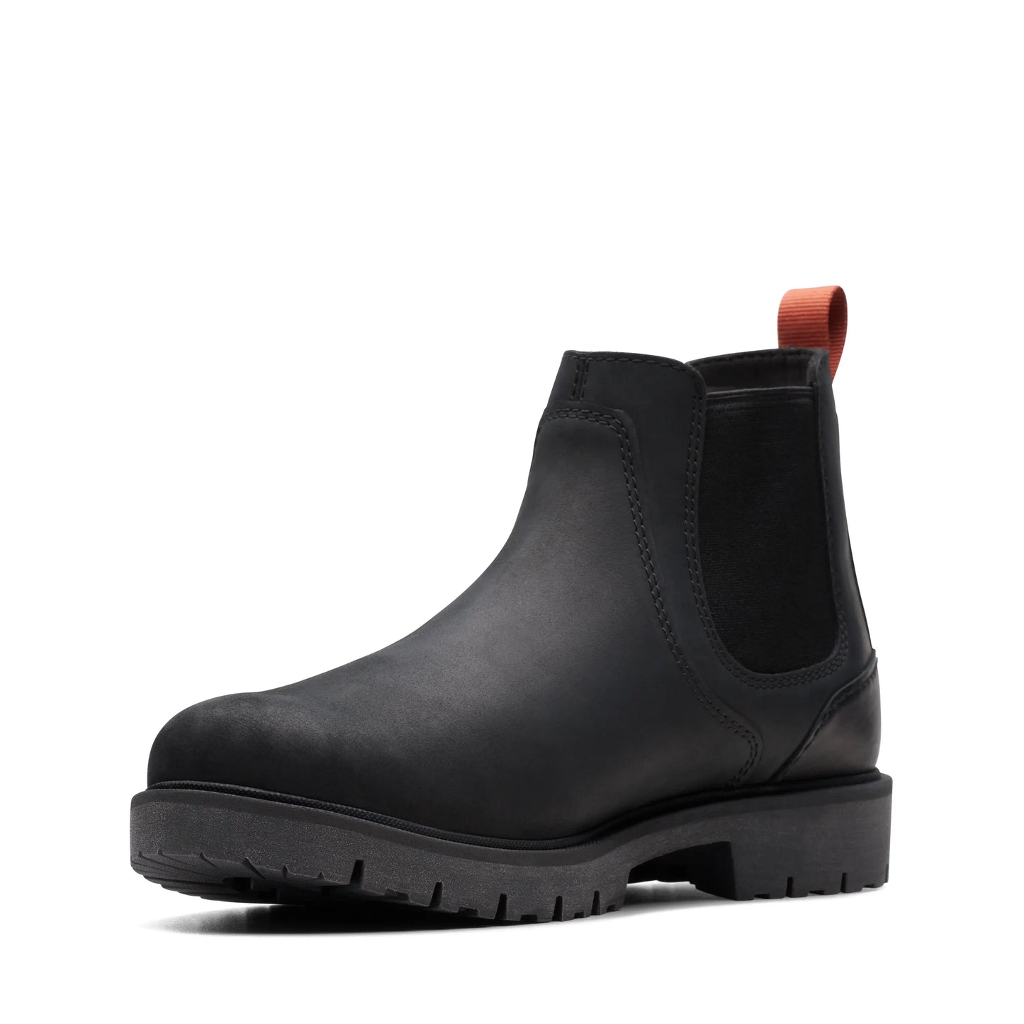 Botines Chelsea De La Marca Clarks Para Hombre Modelo Rossdale Top Black Leather En Color Negro