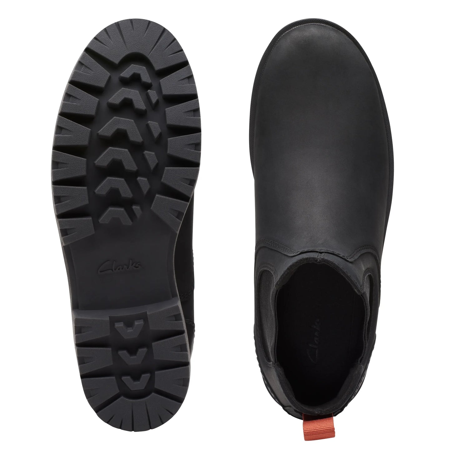 Botines Chelsea De La Marca Clarks Para Hombre Modelo Rossdale Top Black Leather En Color Negro