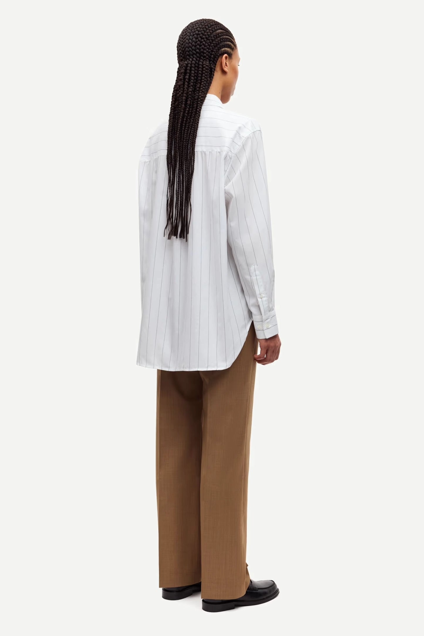 SAMSOE | CAMISAS | MUJER | SALOVA SHIRT WHITE PIN STRIPES | BLANCO