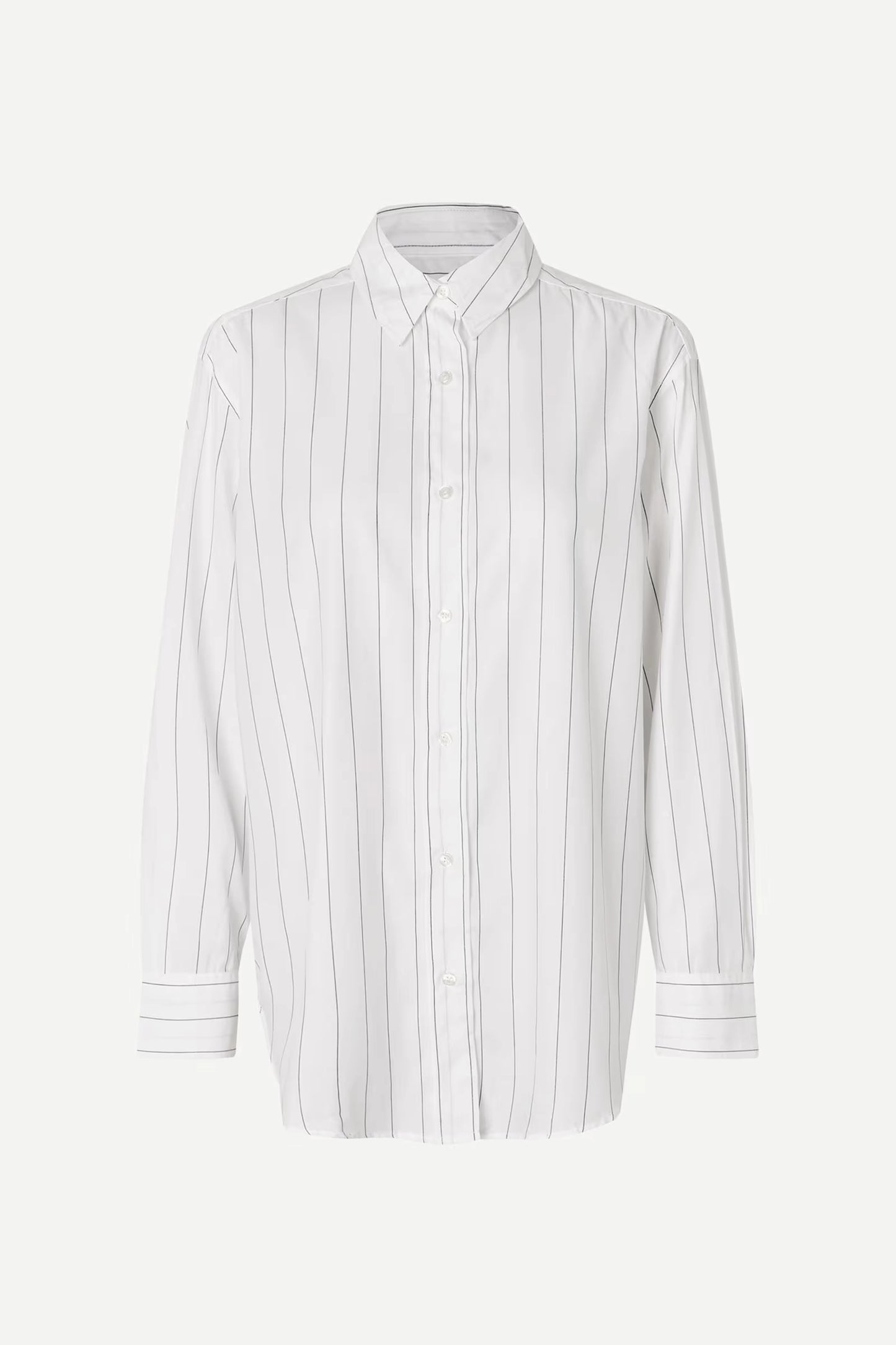 SAMSOE | CAMISAS | MUJER | SALOVA SHIRT WHITE PIN STRIPES | BLANCO