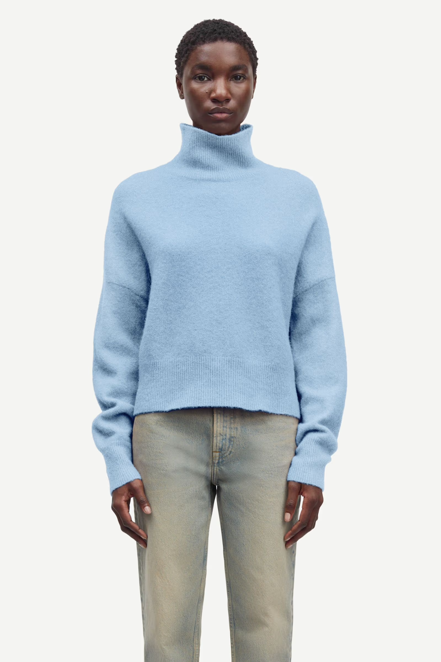 SAMSOE | JERSEYS | MUJER | NOLLA TN DELLA ROBBIA BLUE | AZUL