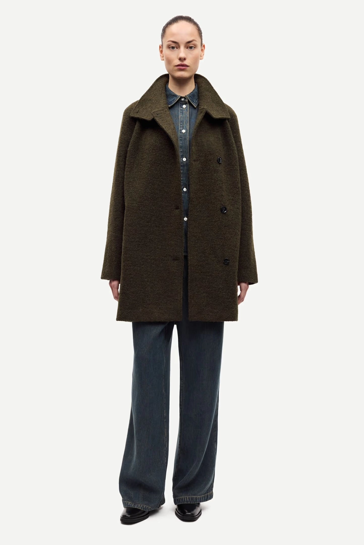 SAMSOE | CHAQUETAS | MUJER | SAHANNE JACKET DEEP FOREST | MARRÓN