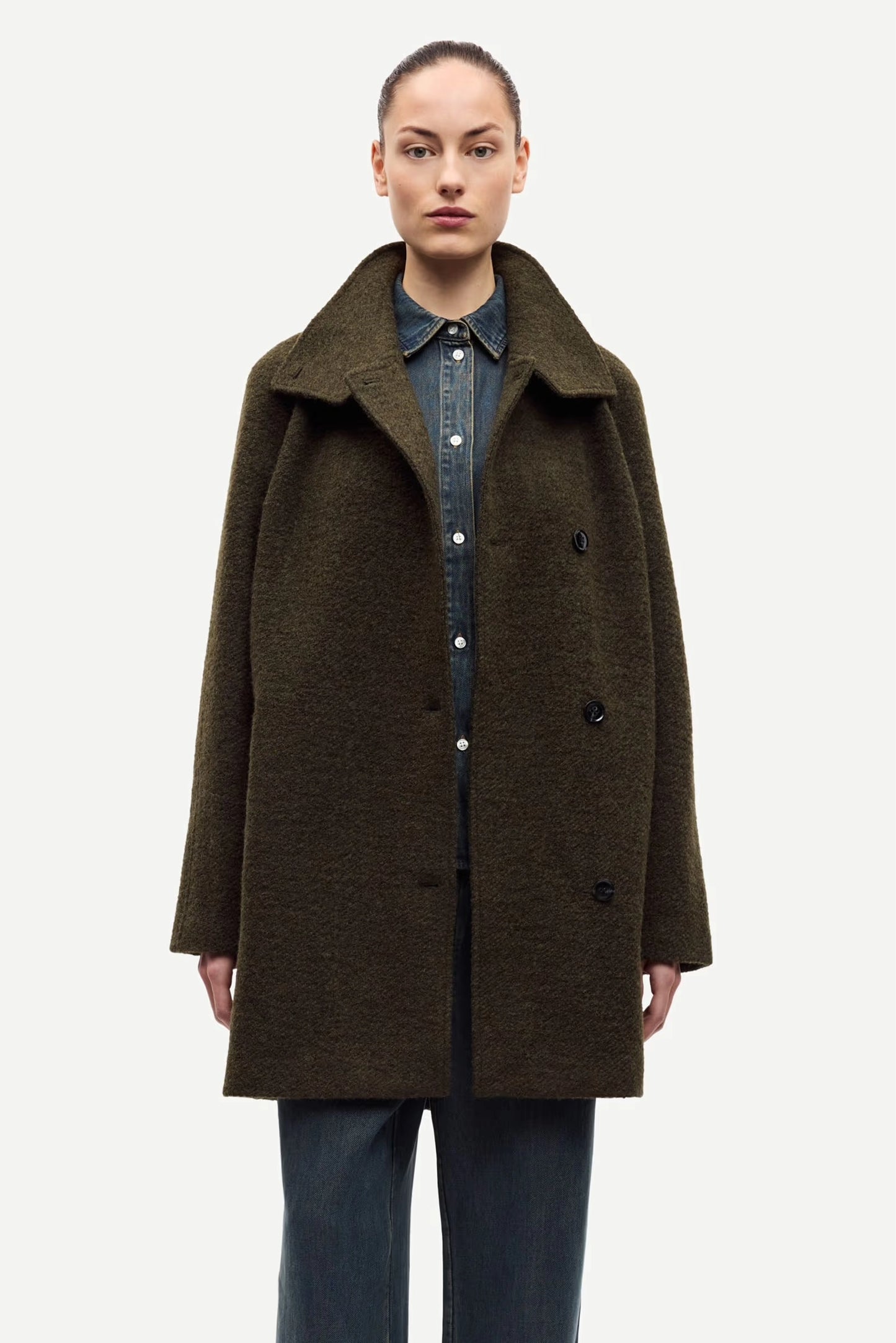 SAMSOE | CHAQUETAS | MUJER | SAHANNE JACKET DEEP FOREST | MARRÓN