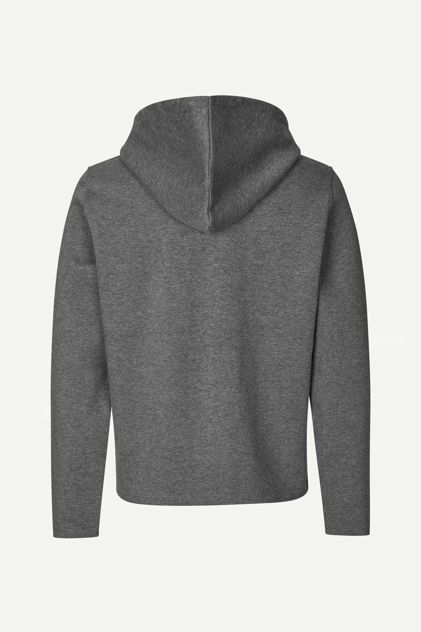 SAMSOE | SWEATSHIRTS | HOMBRE | SANIK ZIP HOODIE 15 BLACK OYSTER MEL | GRIS