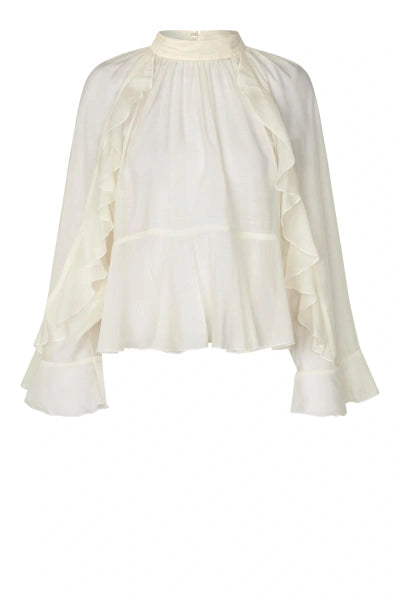 SECOND FEMALE | SHIRT | WOMEN | NAJE FRILL BLOUSE