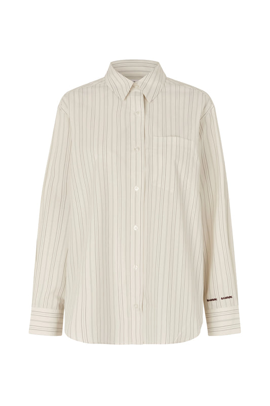 SAMSOE | CAMISES | DONA | SALOVA POCKET SHIRA BONE ST. | BLANC