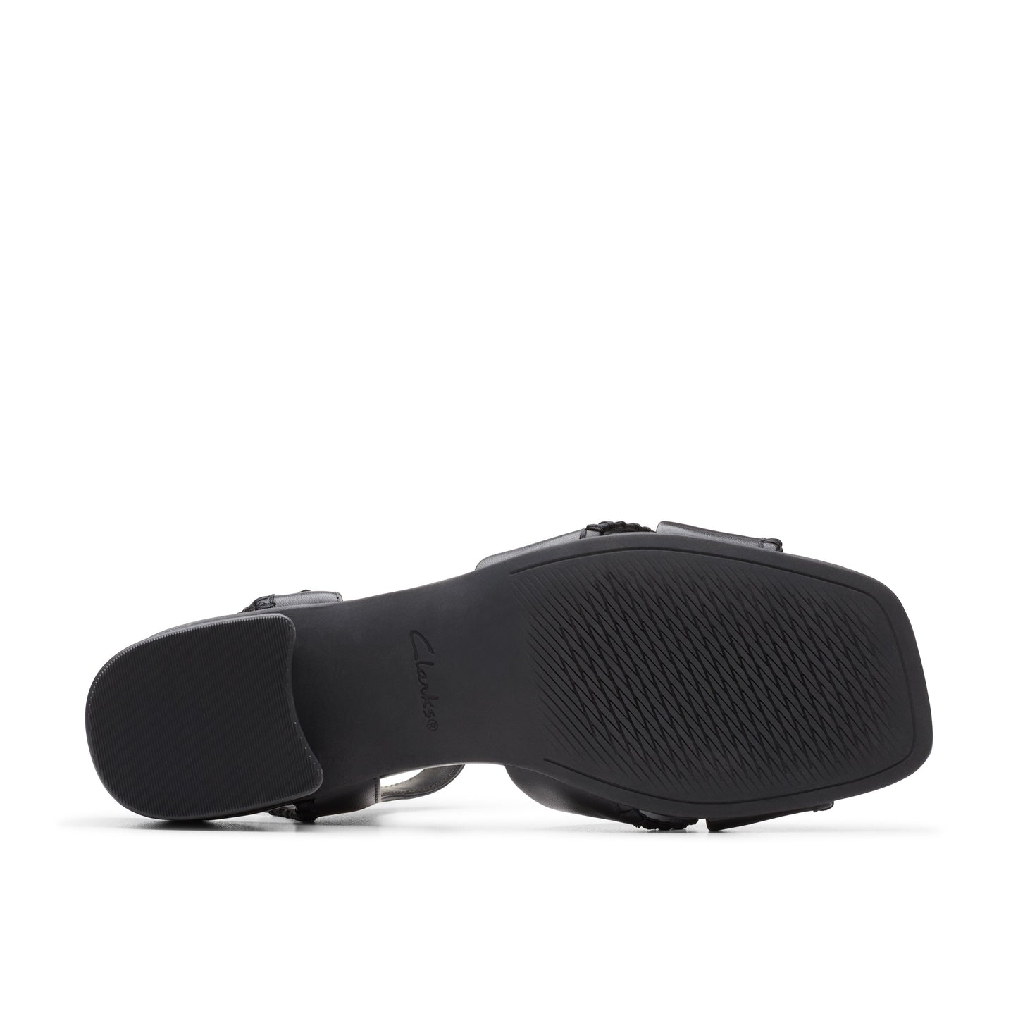 Sandalias De La Marca Clarks Para Mujer Modelo Serina35 Cross Black Leather En Color Negro
