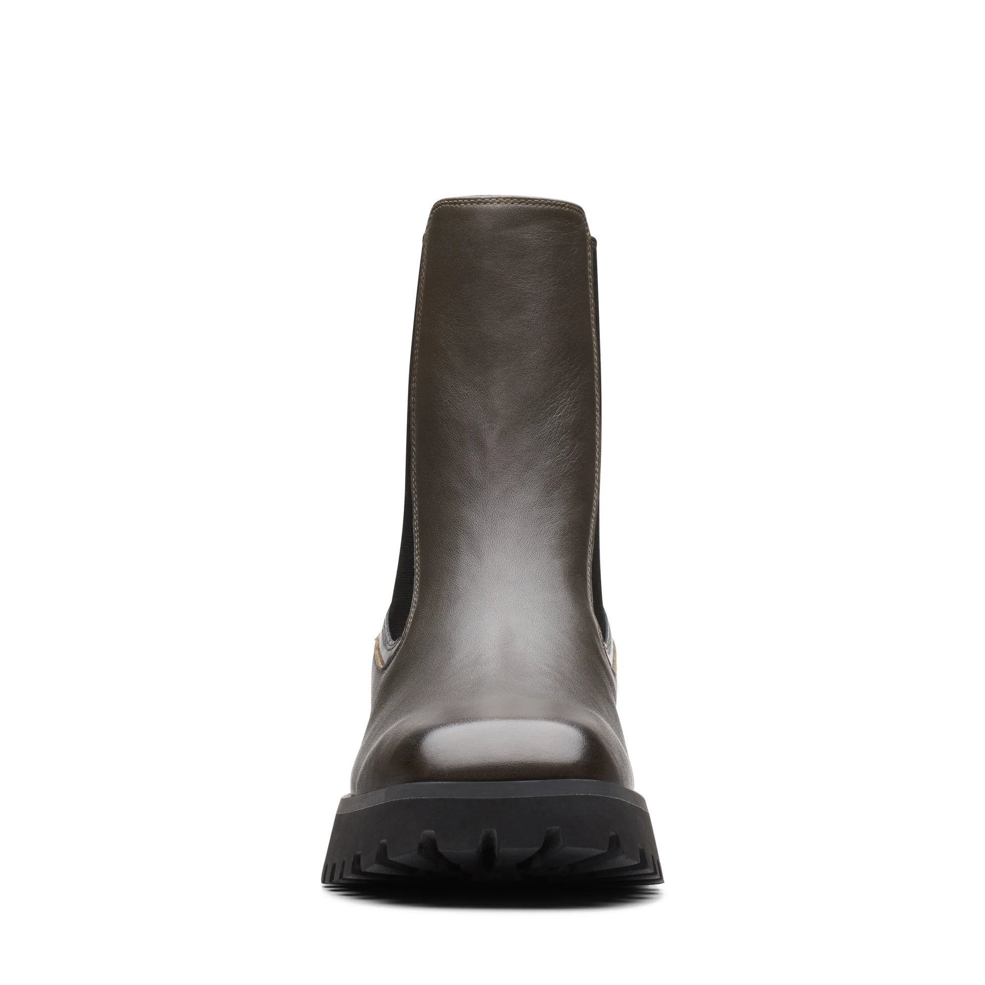 Botines De La Marca Clarks  Para Mujer Modelo Stayso Rise Olive Leather En Color Verdek