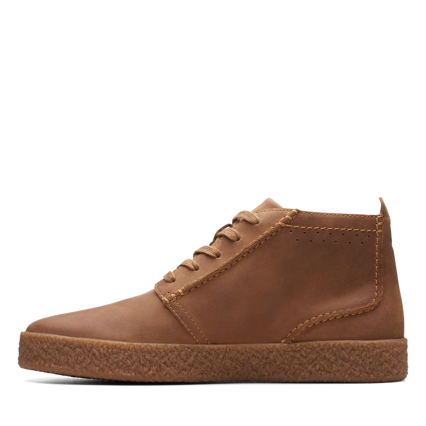 Botas De La Marca Clarks Para Hombre Modelo Streethill Mid Dark Tan Lea En Color Beige