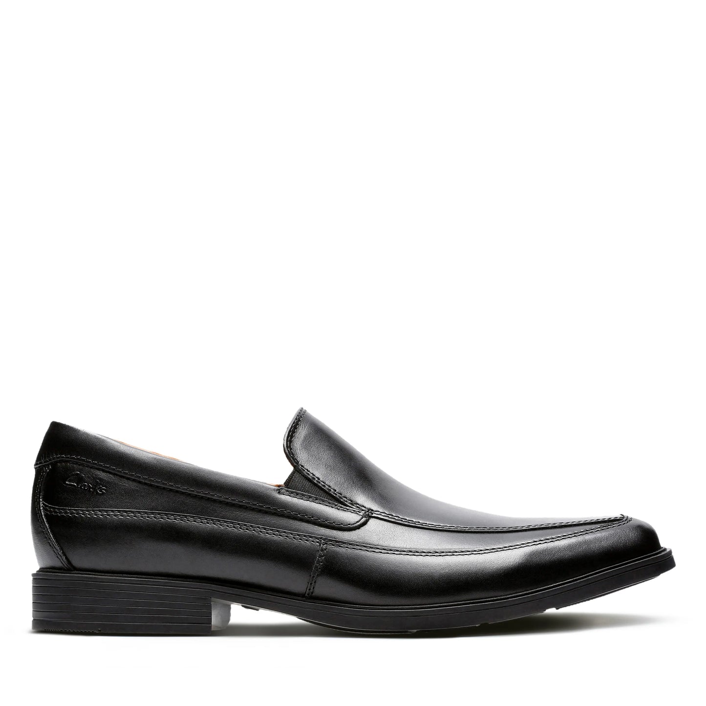 Mocasines De La Marca Clarks Para Hombre Modelo Tilden Free Black Leather En Color Negro