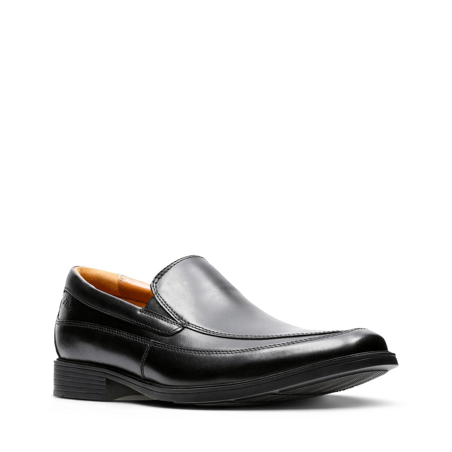 Mocasines De La Marca Clarks Para Hombre Modelo Tilden Free Black Leather En Color Negro