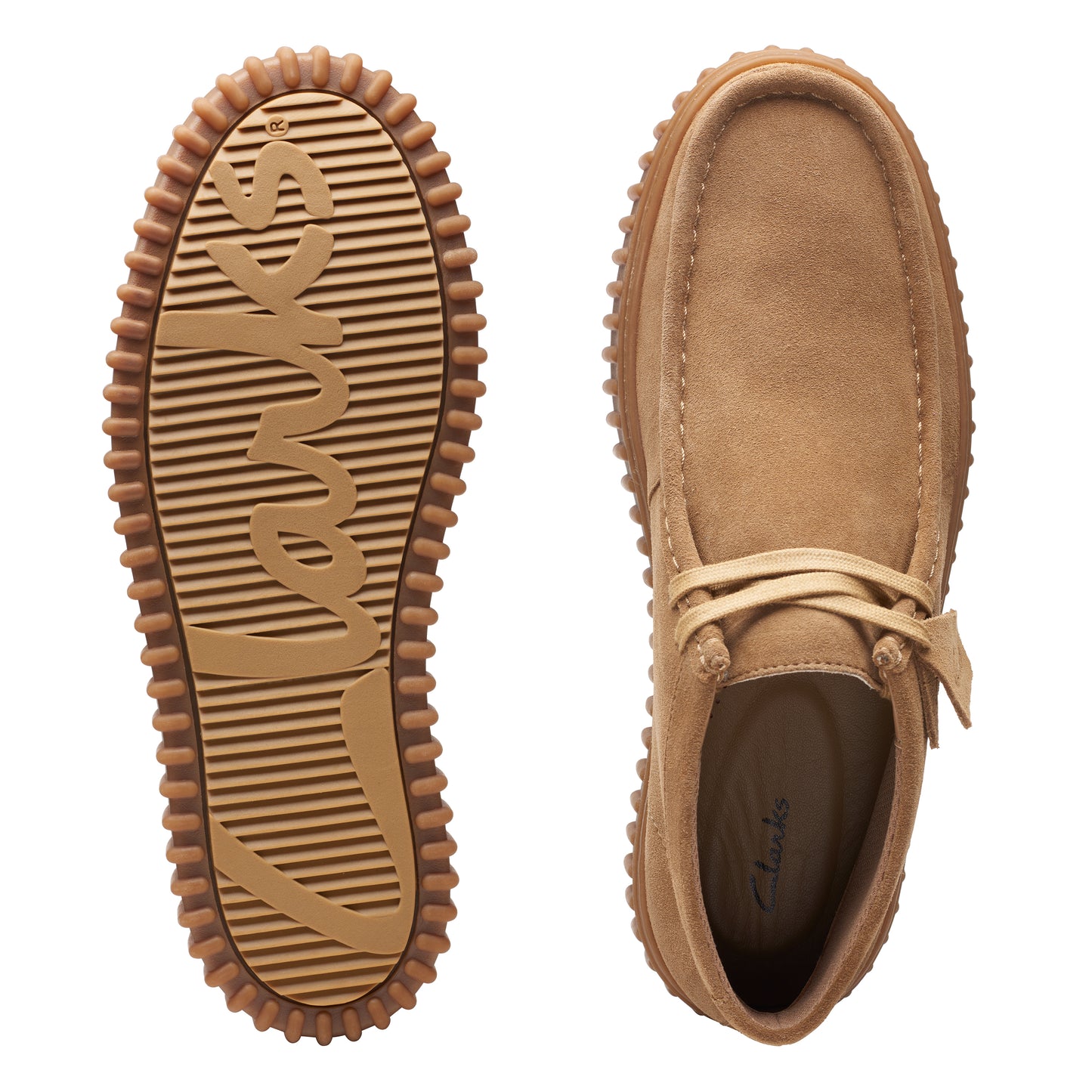 Botas De La Marca Clarks Para Hombre Modelo Torhill Hi Dark Sand Suede En Color Marrón