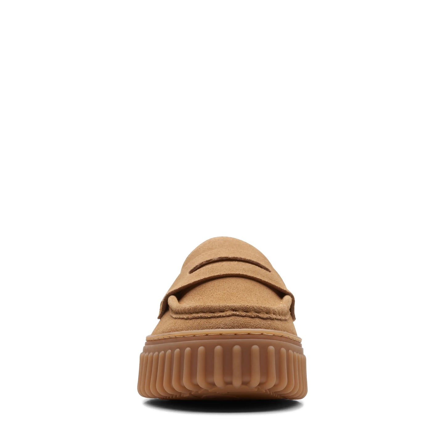 Zapatos Casual De La Marca Clarks Para Mujer Modelo Torhill Penny Light Tan Suede En Color Beige