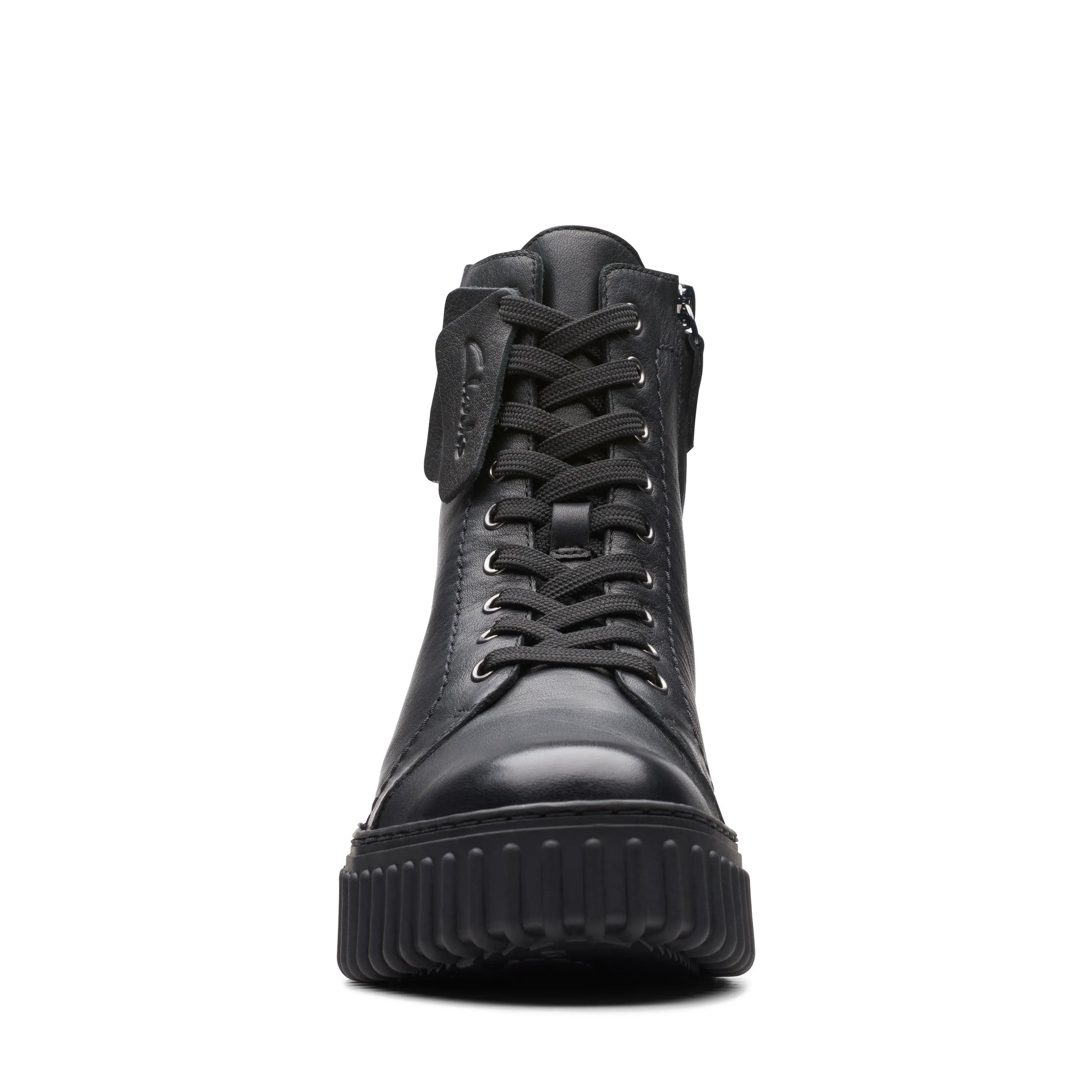 Botas De La Marca Clarks  Para Mujer Modelo Torhill Rise Black Leather En Color Negro