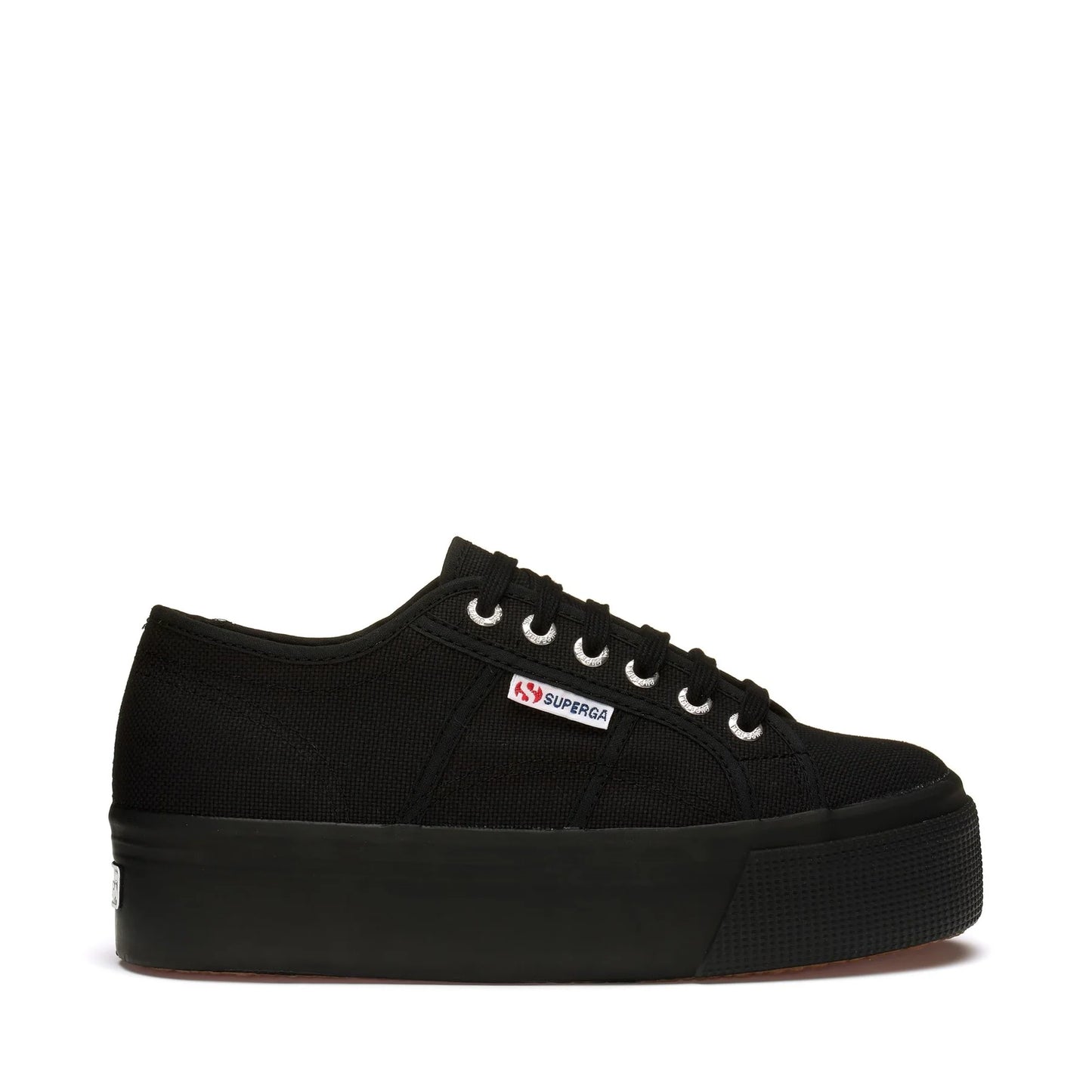 SUPERGA | DAMEN-SNEAKERS | 2790 PLATFORM FULL BLACK | SCHWARZ