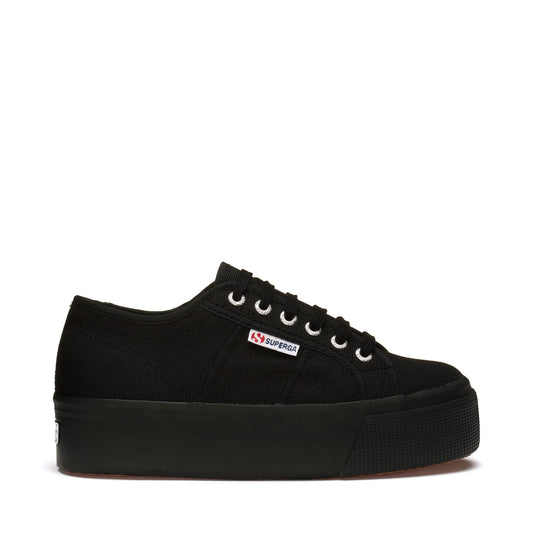 SUPERGA | DAMES SNEAKERS | 2790 PLATFORM VOLLEDIG ZWART | ZWART