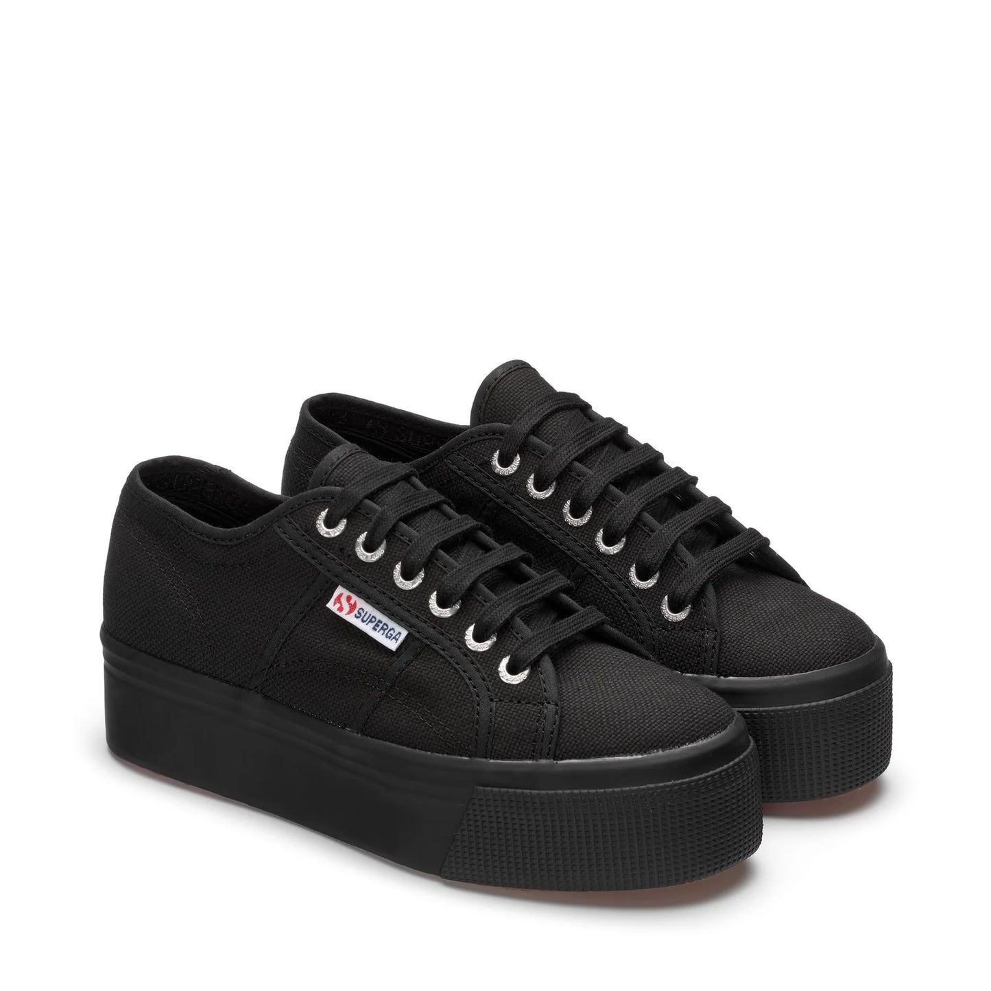SUPERGA | DAMEN-SNEAKERS | 2790 PLATFORM FULL BLACK | SCHWARZ