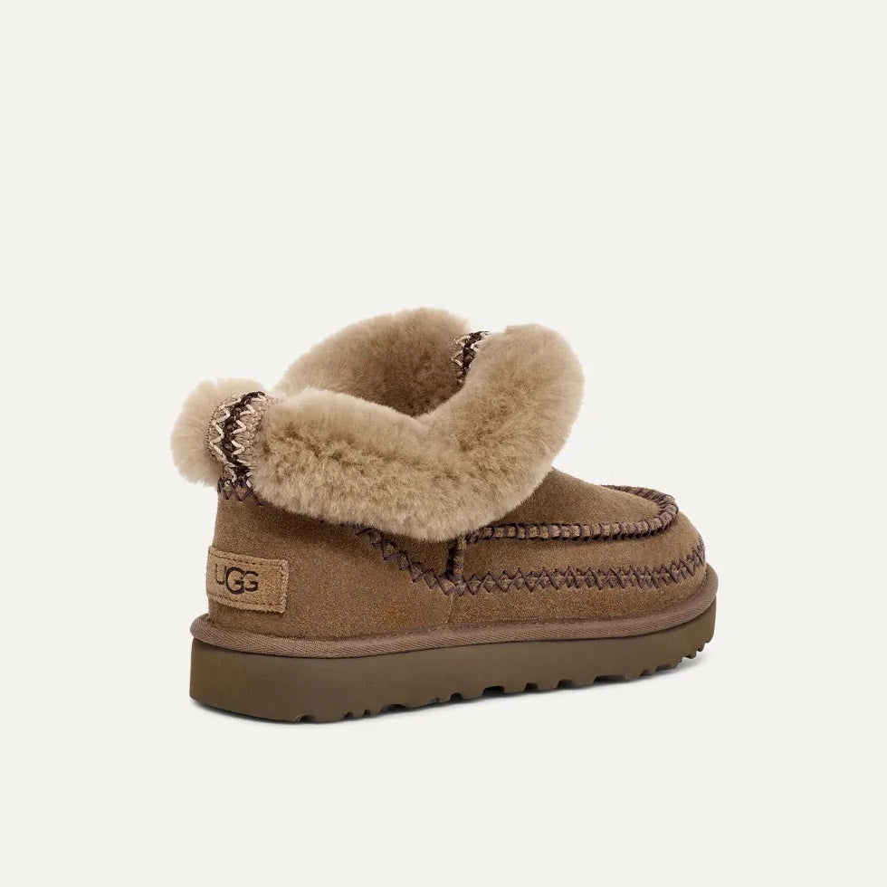 UGG | Damskie botki do kostki | Klasyczne Ultra Mini Alpine Chestnut | Brązowe