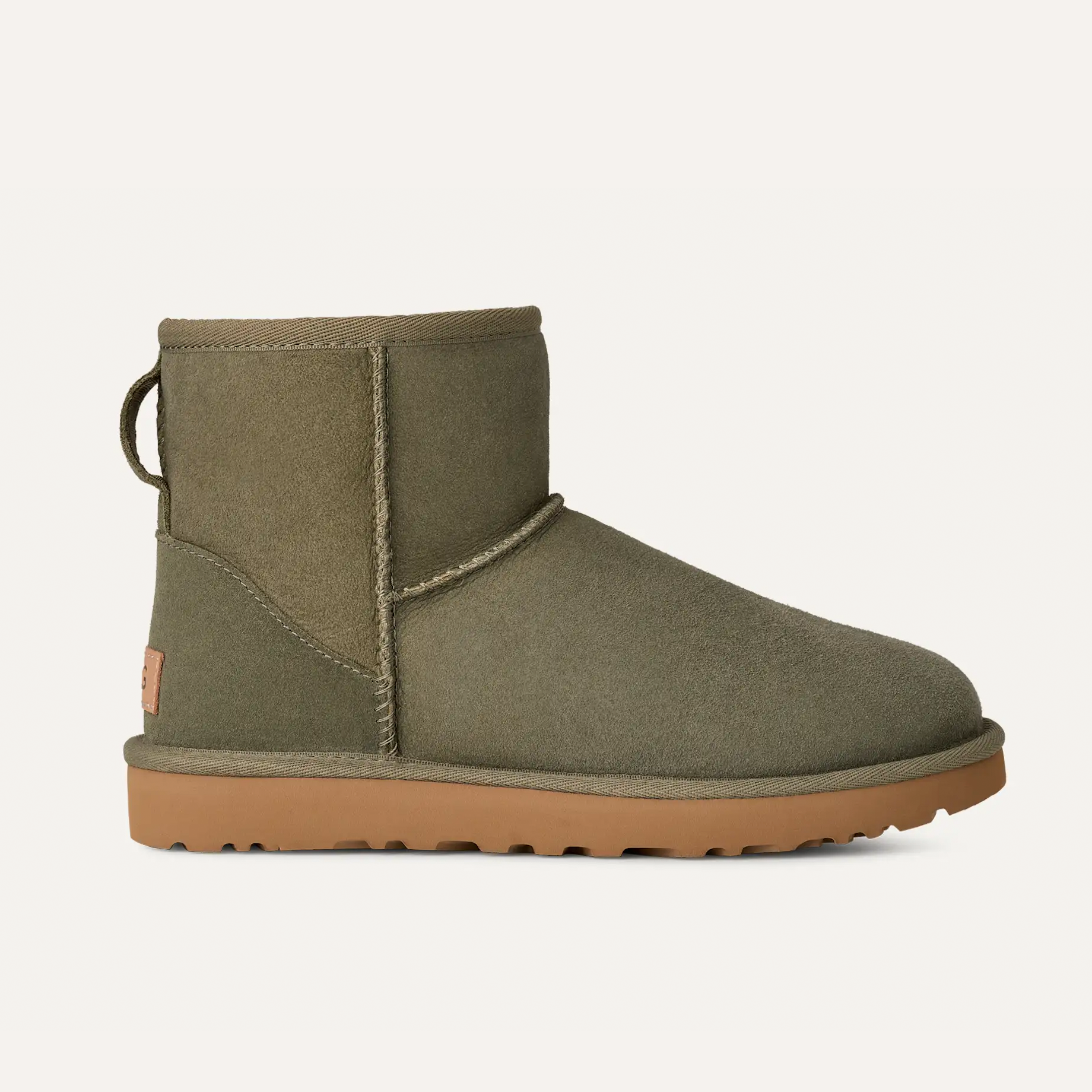 UGG Boots Modell W Classic Mini II Moosgrün für Damen – Tascon