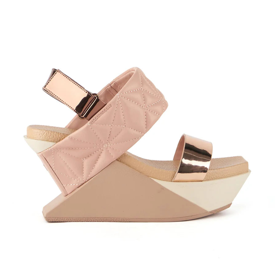 UNITED NUDE Delta Wedge Puffy Cameo MIX: ピンク サンダル UNITED NUDE Delta Wedge Puffy Cameo MIX: ピンク サンダル