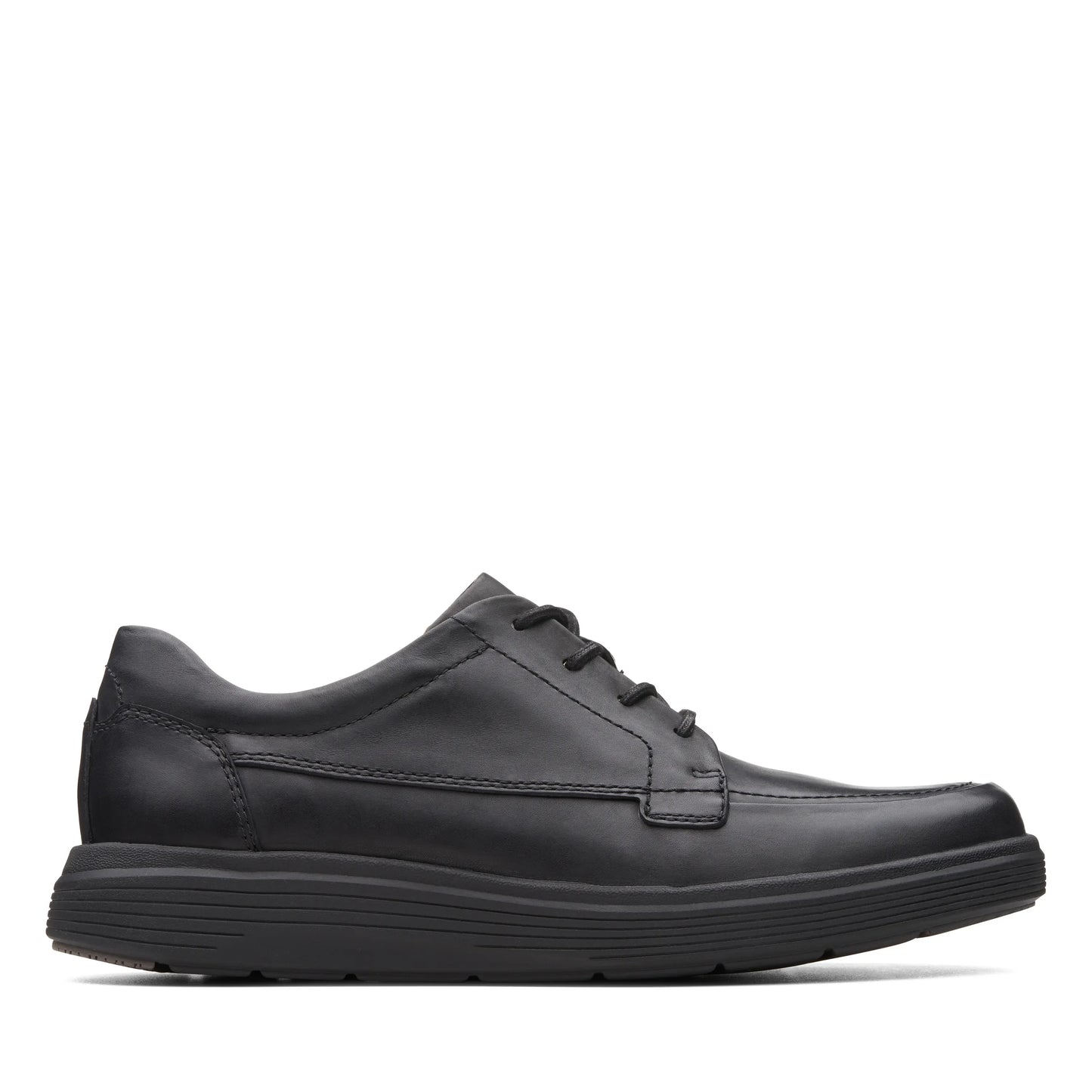 Zapatos Casual De La Marca Clarks Para Hombre Modelo Un Abode Ease Black Leather En Color Negro