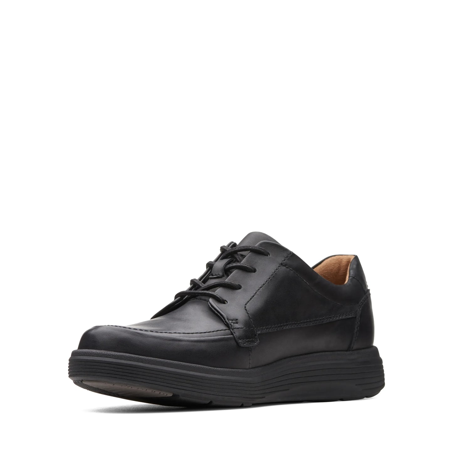 Zapatos Casual De La Marca Clarks Para Hombre Modelo Un Abode Ease Black Leather En Color Negro