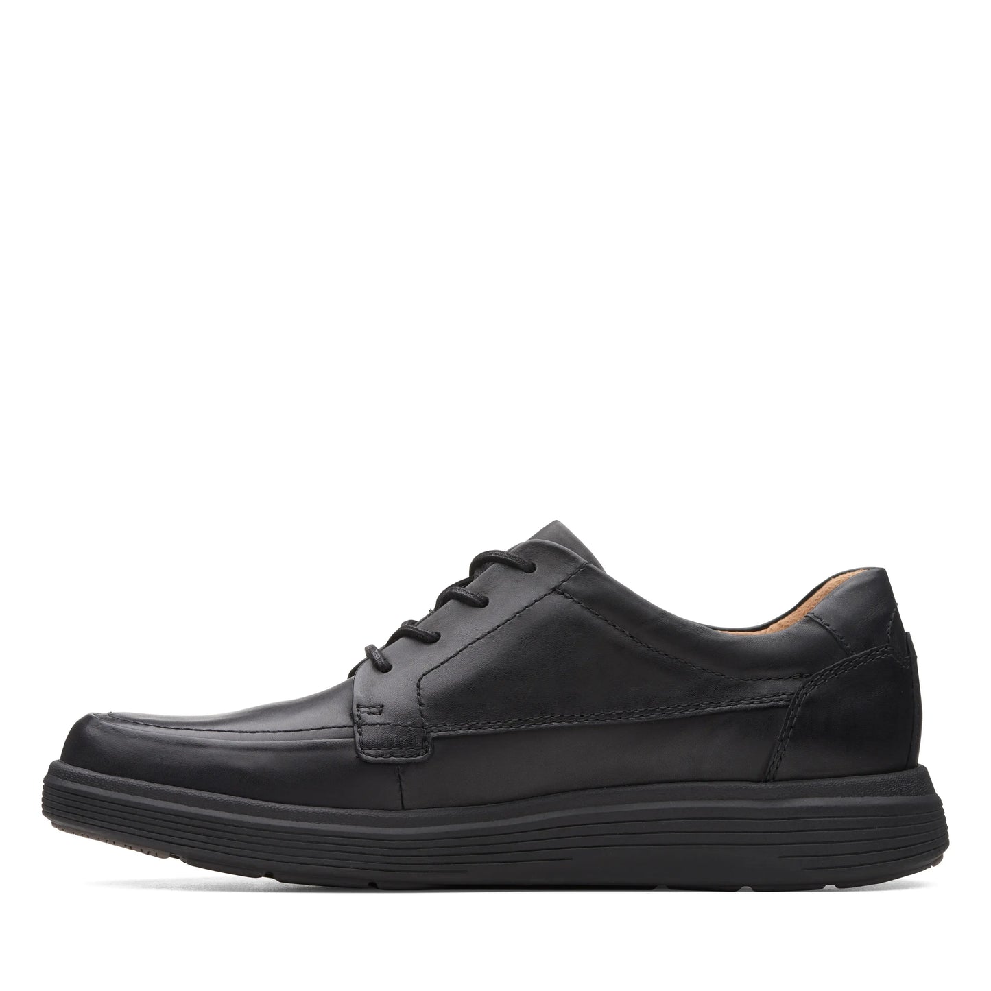 Zapatos Casual De La Marca Clarks Para Hombre Modelo Un Abode Ease Black Leather En Color Negro