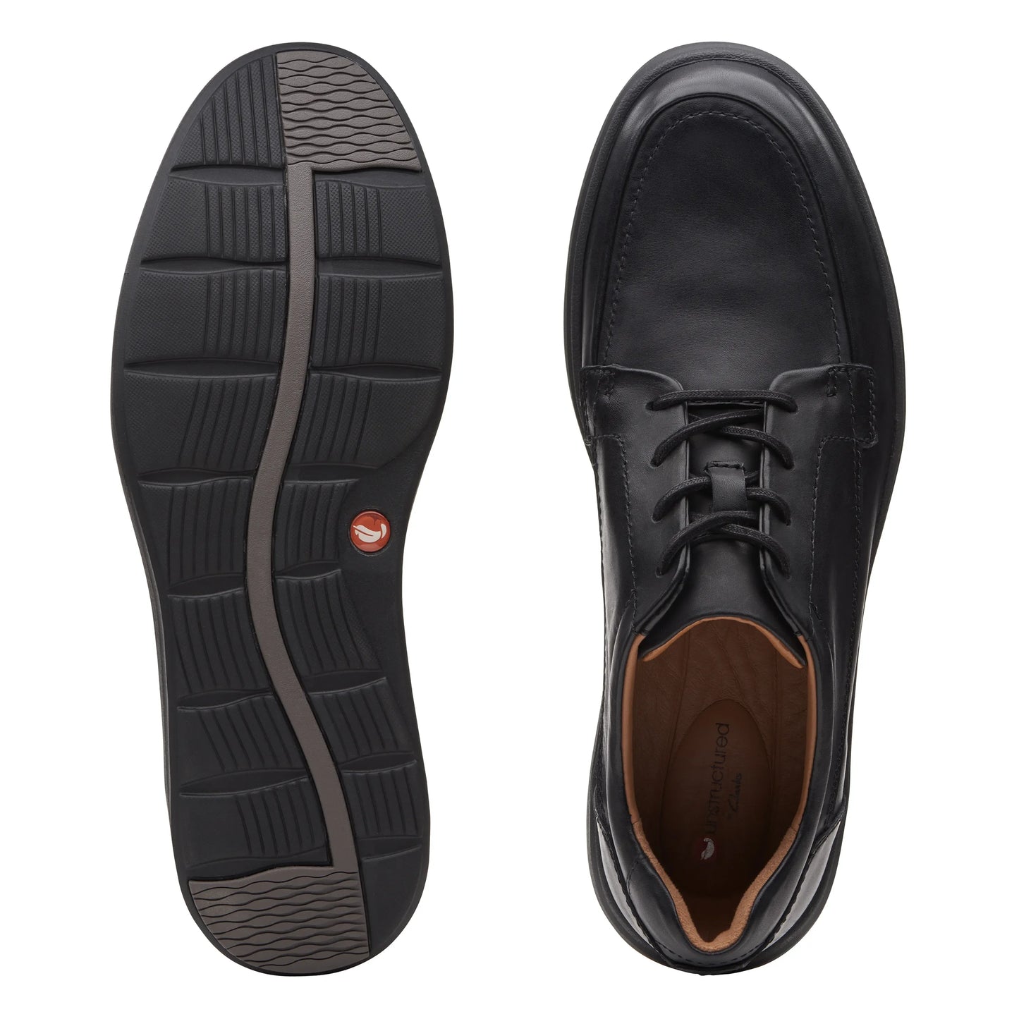 Zapatos Casual De La Marca Clarks Para Hombre Modelo Un Abode Ease Black Leather En Color Negro