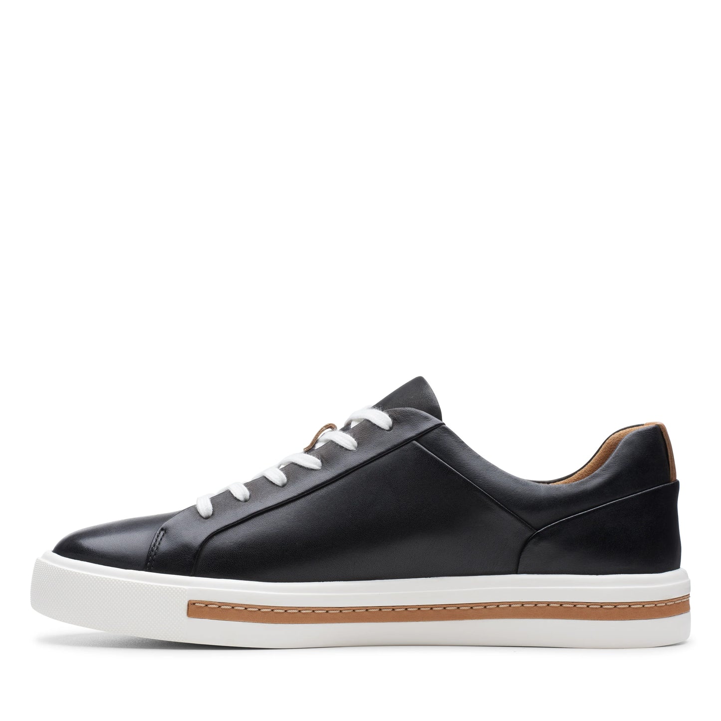 Sneakers De La Marca Clarks Para Mujer Modelo Un Maui Lace Black Leather En Color Negro