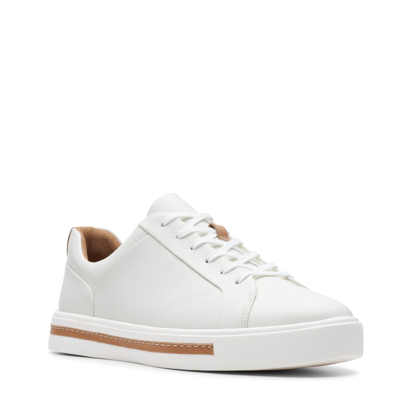 Sneakers De La Marca Clarks Para Mujer Modelo Un Maui Lace White Leather En Color Blanco