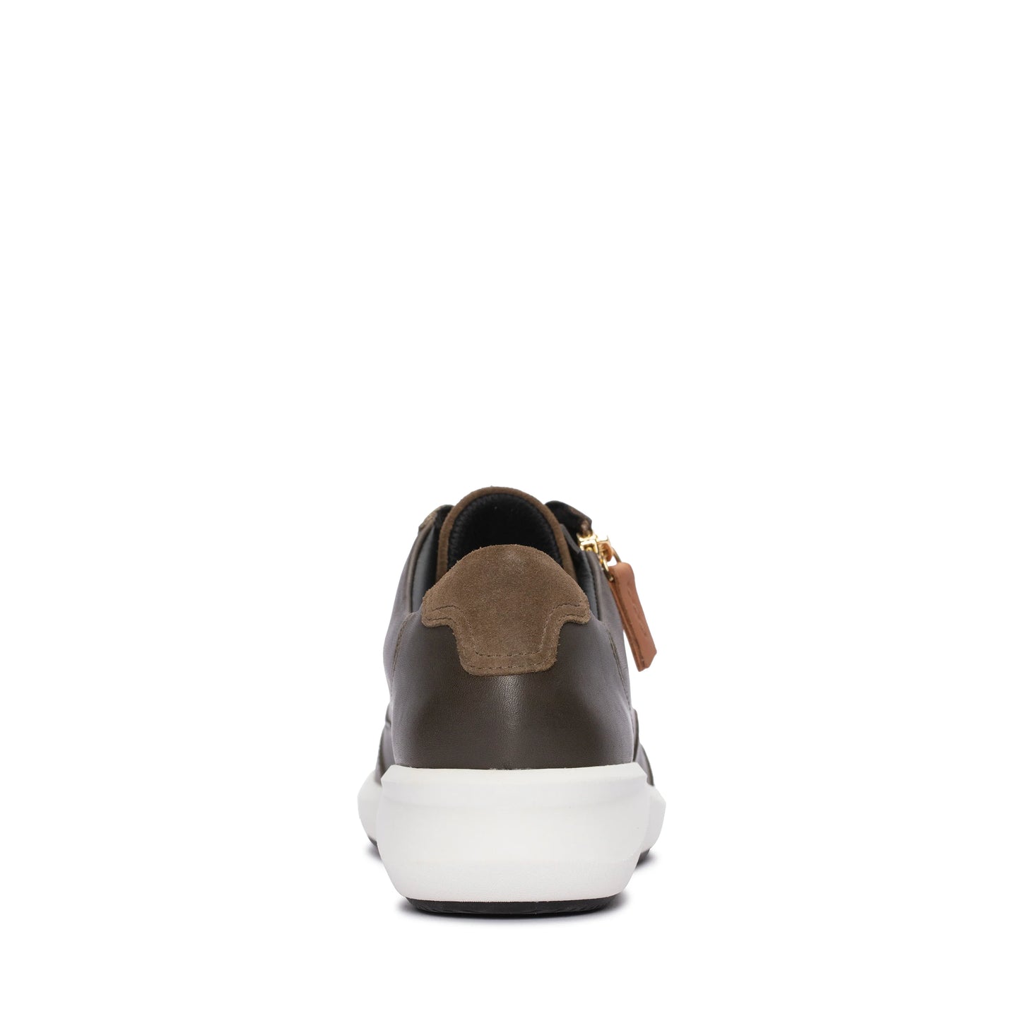 Sneakers De La Marca Clarks Para Mujer Modelo Un Rio Zip Dark Olive Leather En Color Verde