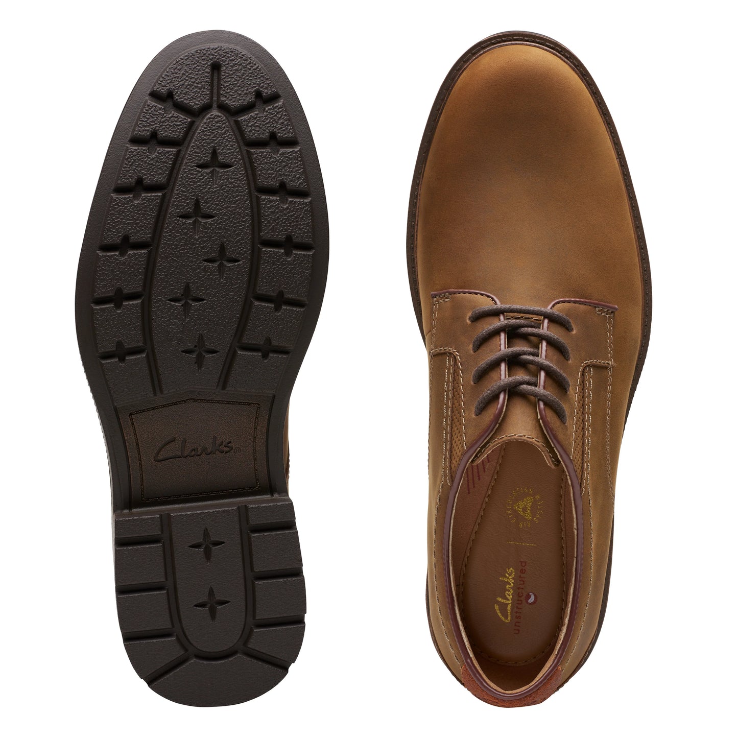 Zapatos Casual De La Marca Clarks Para Hombre Modelo Un Shire Low Beeswax Leather En Color Amarillo