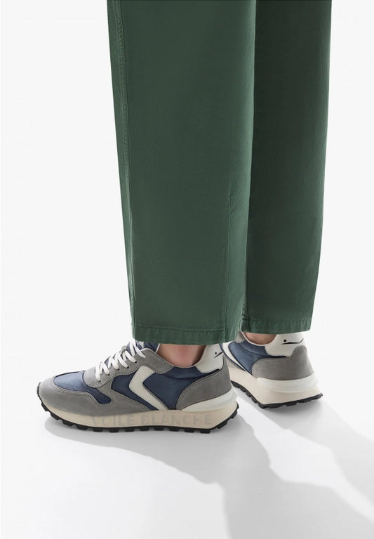 VOILE BLANCHE | SNEAKERS | HOMBRE | PARIS RACE MAN GREY-BLUE